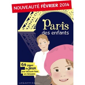 Paris des enfants - livre jeu de voyage de bonhomme de chemin