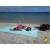 Drap de plage Obaba XXL+ ultra compact pour la famille - TURQUOISE