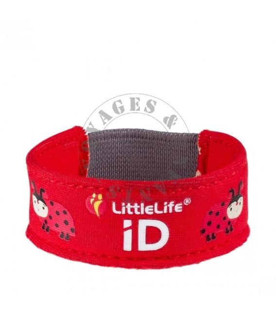 Bracelet contact de sécurité LittleLife coccinelle